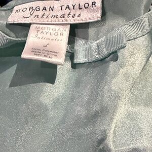 Morgan Taylor Satin Lingerie in Soft Green